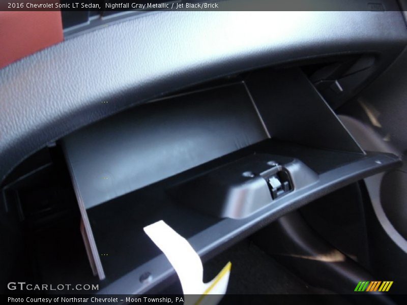 Nightfall Gray Metallic / Jet Black/Brick 2016 Chevrolet Sonic LT Sedan