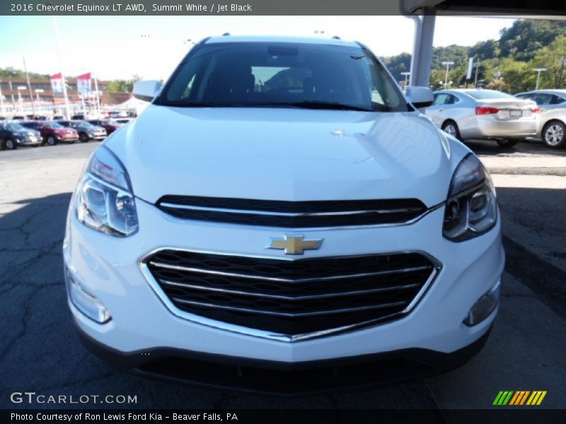 Summit White / Jet Black 2016 Chevrolet Equinox LT AWD