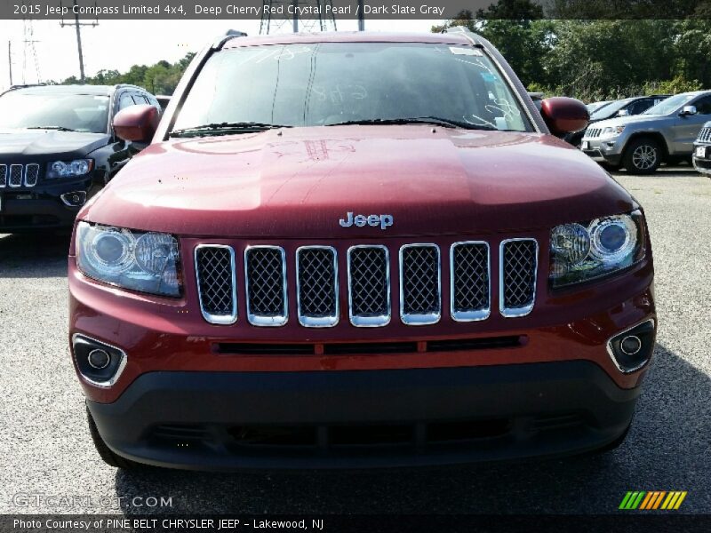 Deep Cherry Red Crystal Pearl / Dark Slate Gray 2015 Jeep Compass Limited 4x4