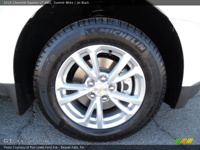 Summit White / Jet Black 2016 Chevrolet Equinox LT AWD