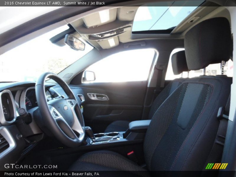 Summit White / Jet Black 2016 Chevrolet Equinox LT AWD