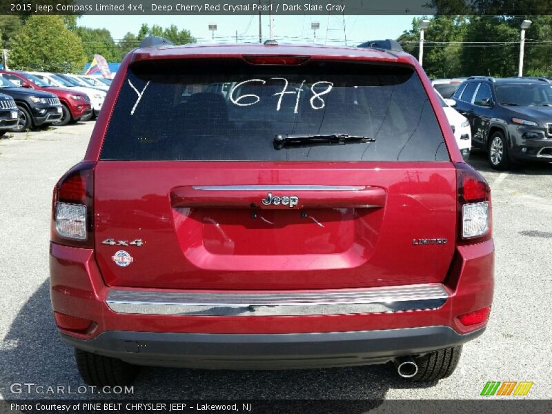 Deep Cherry Red Crystal Pearl / Dark Slate Gray 2015 Jeep Compass Limited 4x4