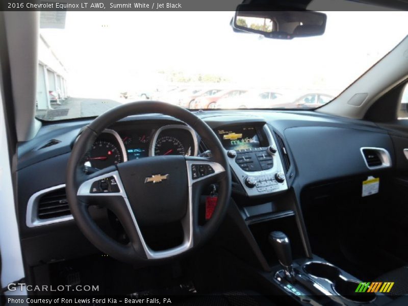 Summit White / Jet Black 2016 Chevrolet Equinox LT AWD