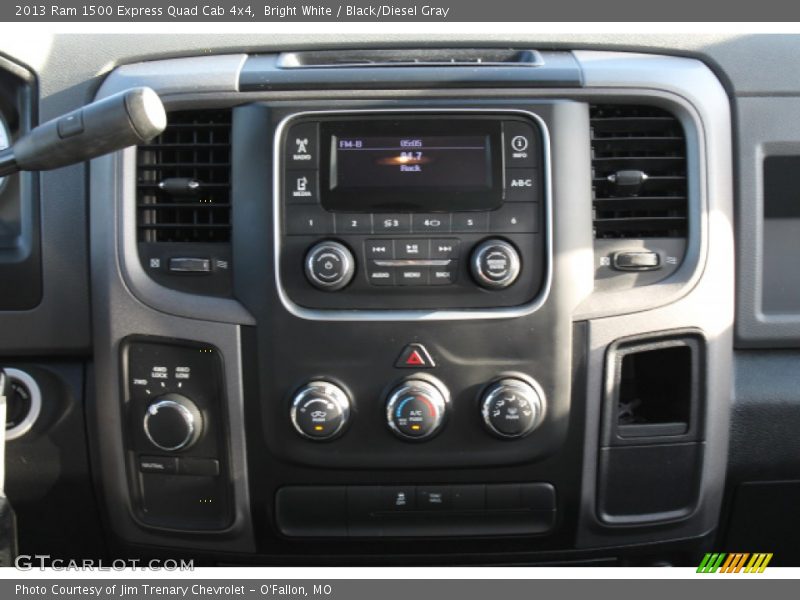 Bright White / Black/Diesel Gray 2013 Ram 1500 Express Quad Cab 4x4