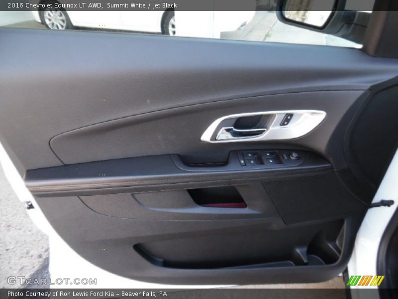 Summit White / Jet Black 2016 Chevrolet Equinox LT AWD