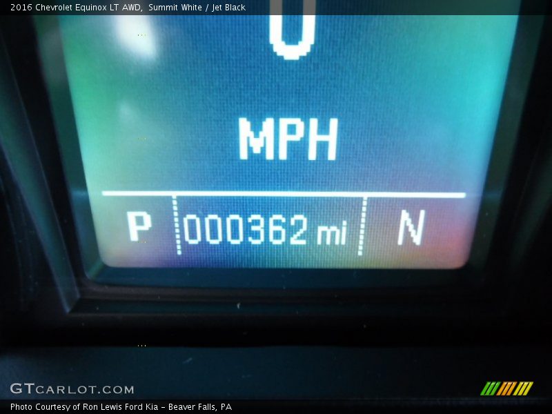 Summit White / Jet Black 2016 Chevrolet Equinox LT AWD