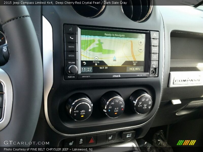 Deep Cherry Red Crystal Pearl / Dark Slate Gray 2015 Jeep Compass Limited 4x4