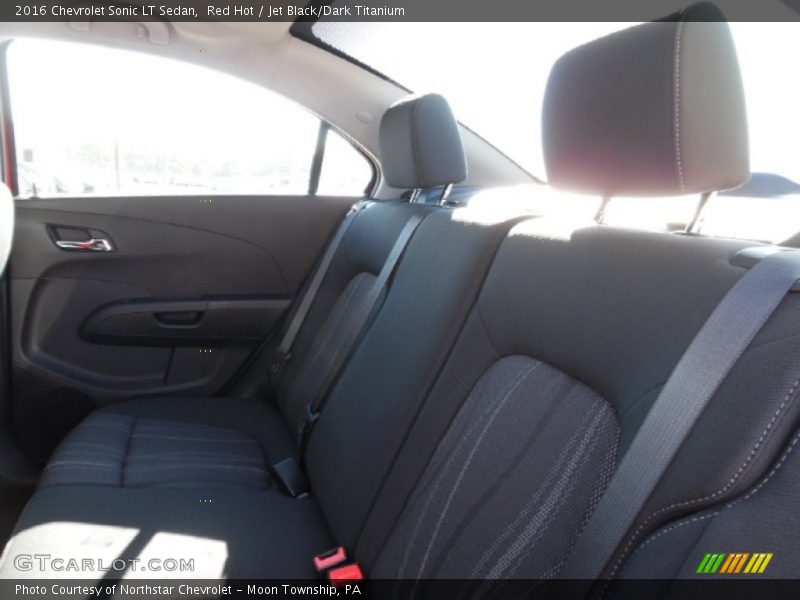Red Hot / Jet Black/Dark Titanium 2016 Chevrolet Sonic LT Sedan