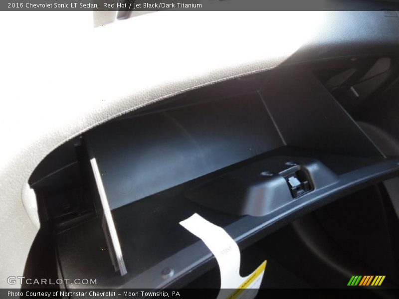 Red Hot / Jet Black/Dark Titanium 2016 Chevrolet Sonic LT Sedan