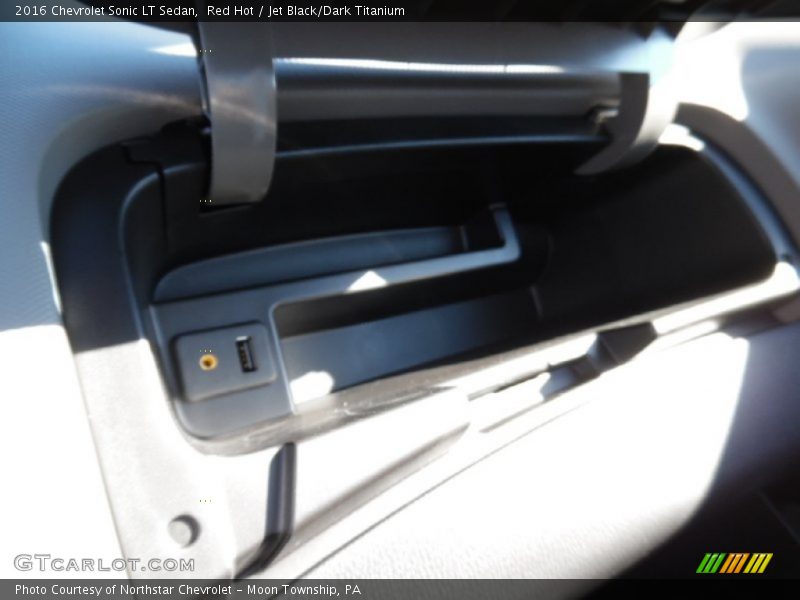 Red Hot / Jet Black/Dark Titanium 2016 Chevrolet Sonic LT Sedan