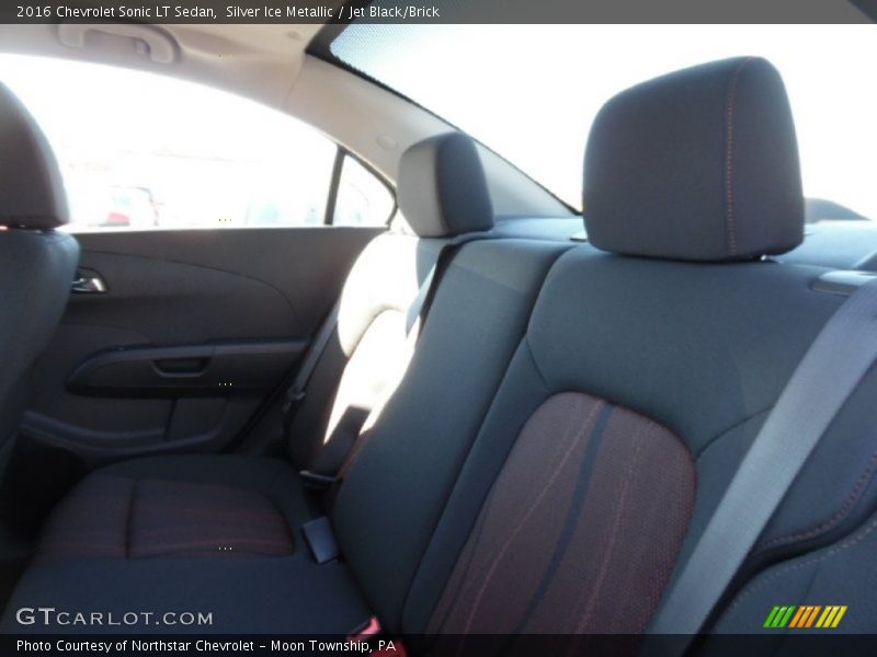 Silver Ice Metallic / Jet Black/Brick 2016 Chevrolet Sonic LT Sedan