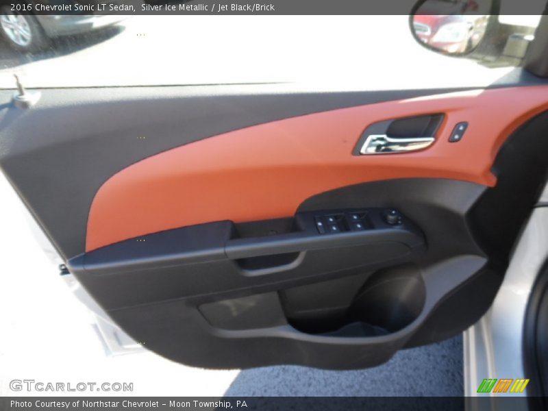 Silver Ice Metallic / Jet Black/Brick 2016 Chevrolet Sonic LT Sedan