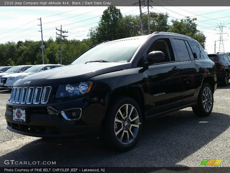 Black / Dark Slate Gray 2016 Jeep Compass High Altitude 4x4