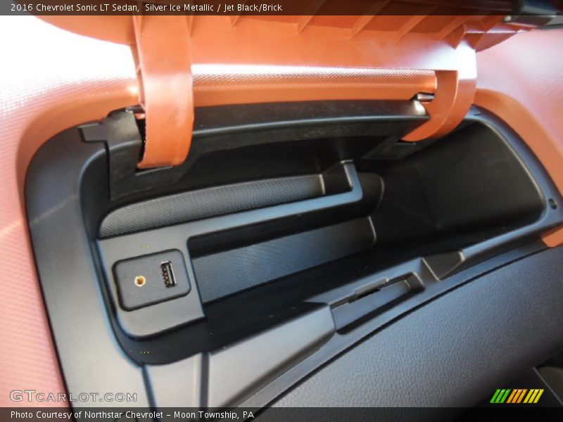 Silver Ice Metallic / Jet Black/Brick 2016 Chevrolet Sonic LT Sedan