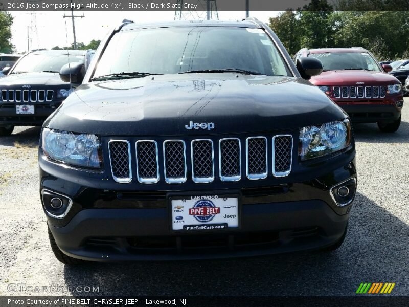 Black / Dark Slate Gray 2016 Jeep Compass High Altitude 4x4