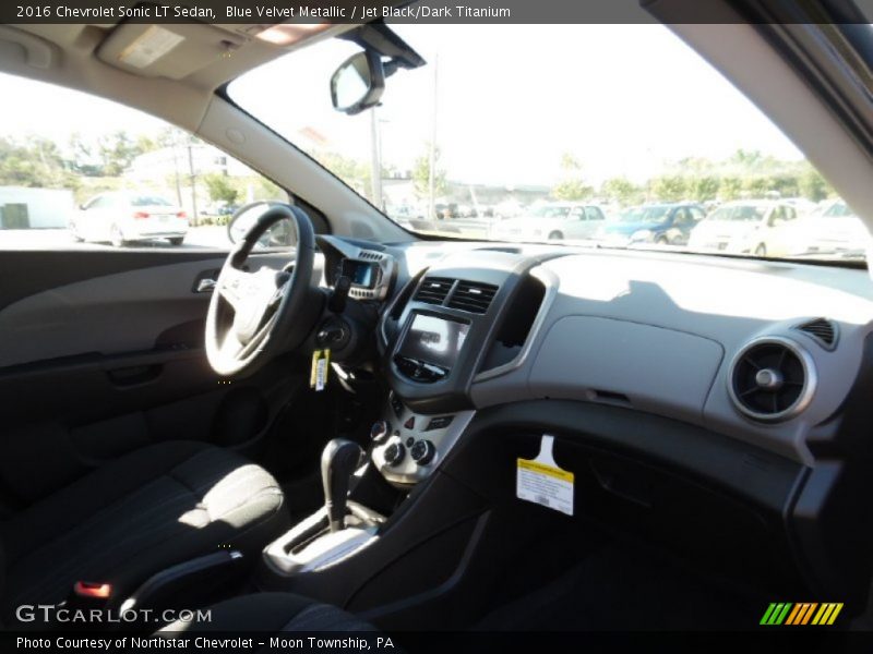 Blue Velvet Metallic / Jet Black/Dark Titanium 2016 Chevrolet Sonic LT Sedan