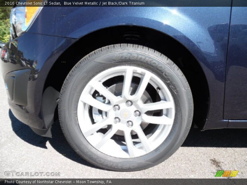 Blue Velvet Metallic / Jet Black/Dark Titanium 2016 Chevrolet Sonic LT Sedan