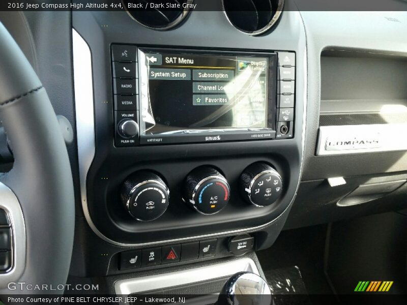 Black / Dark Slate Gray 2016 Jeep Compass High Altitude 4x4