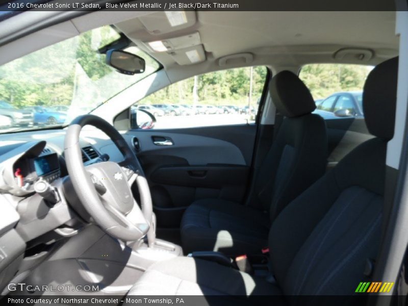 Blue Velvet Metallic / Jet Black/Dark Titanium 2016 Chevrolet Sonic LT Sedan