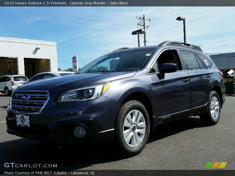 Carbide Gray Metallic / Slate Black 2016 Subaru Outback 2.5i Premium