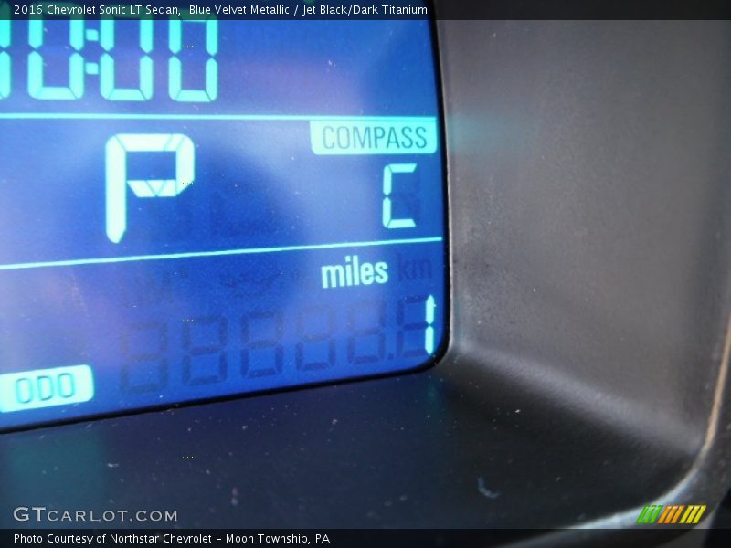 Blue Velvet Metallic / Jet Black/Dark Titanium 2016 Chevrolet Sonic LT Sedan