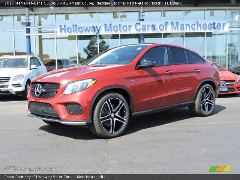designo Cardinal Red Metallic / Black Pearl/Black 2016 Mercedes-Benz GLE 450 AMG 4Matic Coupe