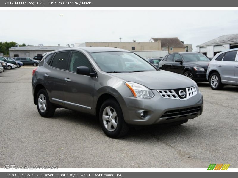 Platinum Graphite / Black 2012 Nissan Rogue SV