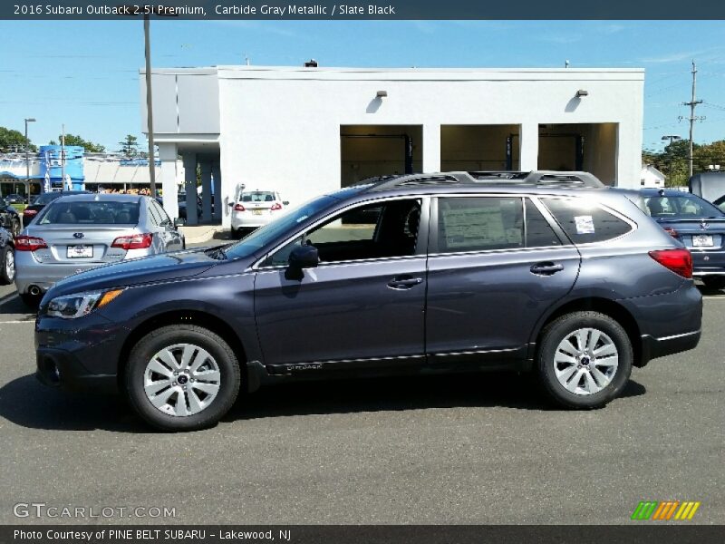 Carbide Gray Metallic / Slate Black 2016 Subaru Outback 2.5i Premium