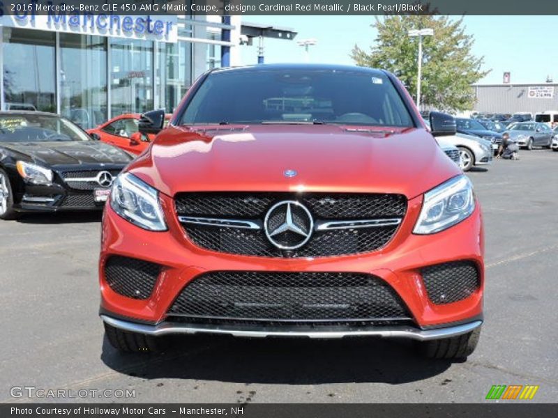 designo Cardinal Red Metallic / Black Pearl/Black 2016 Mercedes-Benz GLE 450 AMG 4Matic Coupe