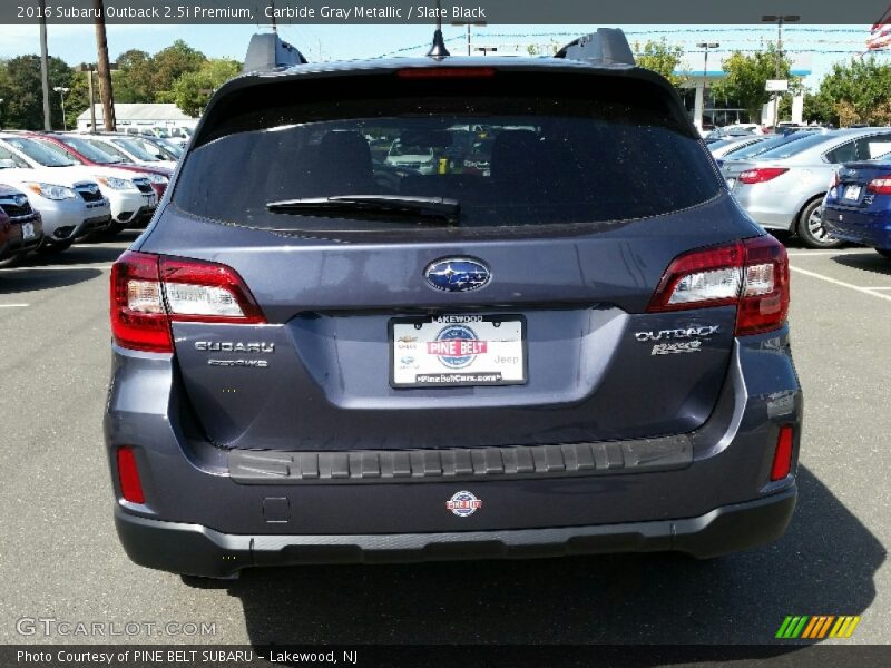 Carbide Gray Metallic / Slate Black 2016 Subaru Outback 2.5i Premium