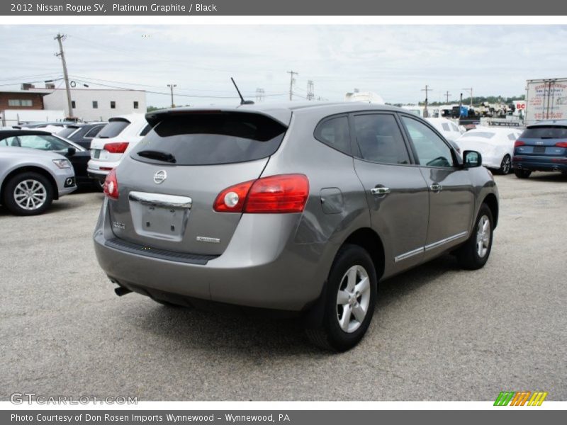 Platinum Graphite / Black 2012 Nissan Rogue SV