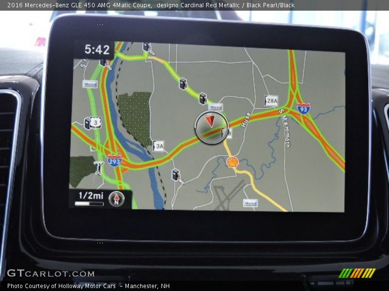 Navigation of 2016 GLE 450 AMG 4Matic Coupe