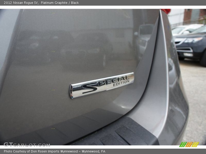 Platinum Graphite / Black 2012 Nissan Rogue SV