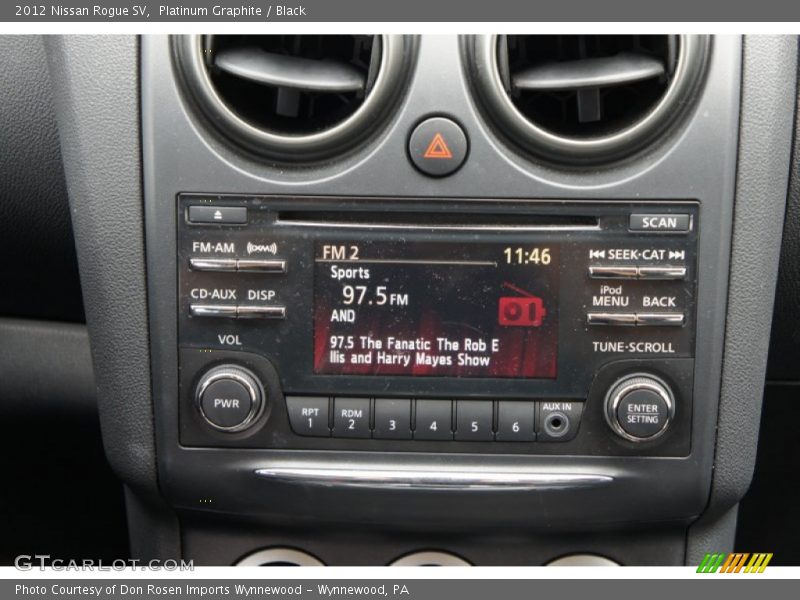 Platinum Graphite / Black 2012 Nissan Rogue SV
