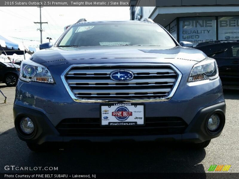 Twilight Blue Metallic / Slate Black 2016 Subaru Outback 2.5i Premium