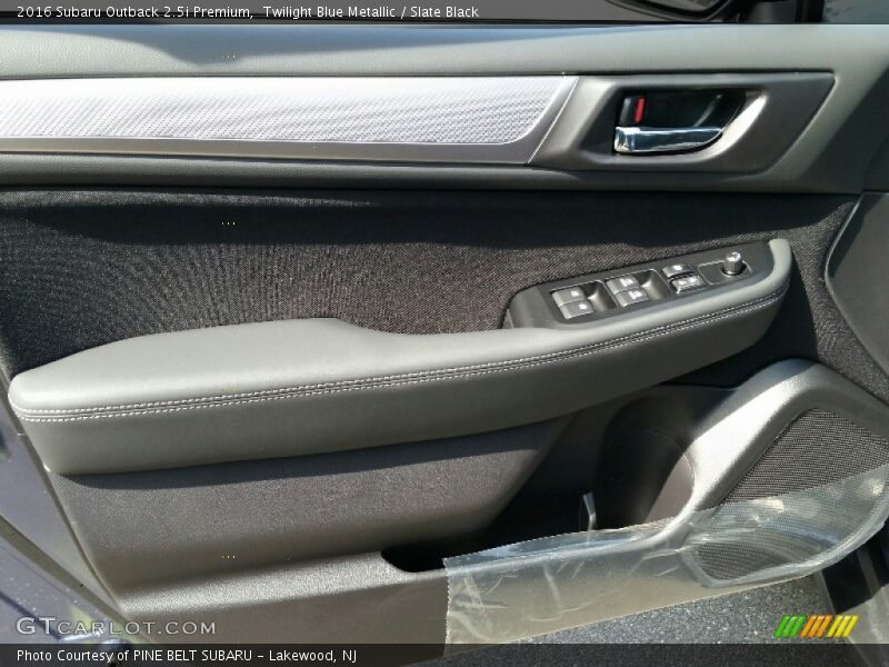 Twilight Blue Metallic / Slate Black 2016 Subaru Outback 2.5i Premium