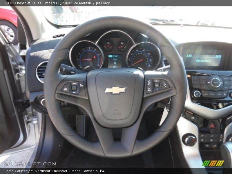 Silver Ice Metallic / Jet Black 2016 Chevrolet Cruze Limited LT