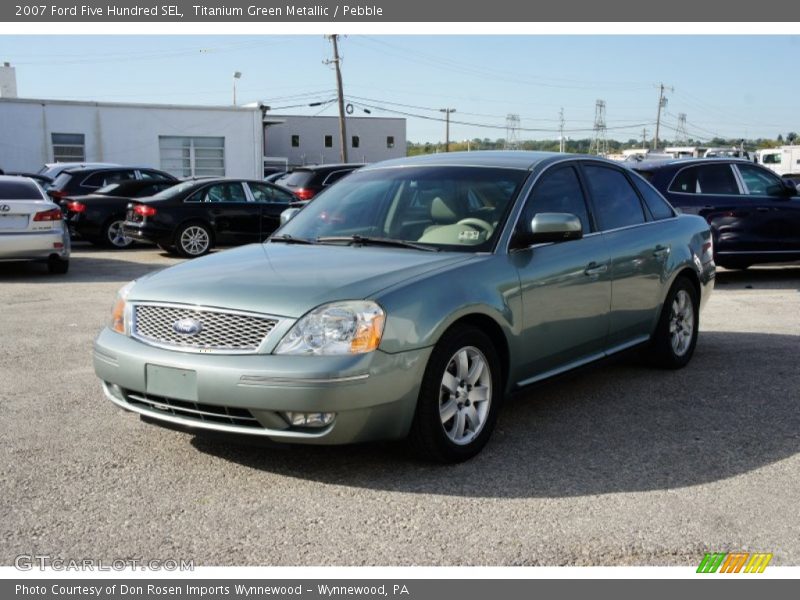 Titanium Green Metallic / Pebble 2007 Ford Five Hundred SEL
