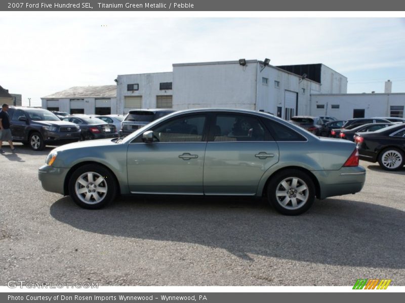Titanium Green Metallic / Pebble 2007 Ford Five Hundred SEL