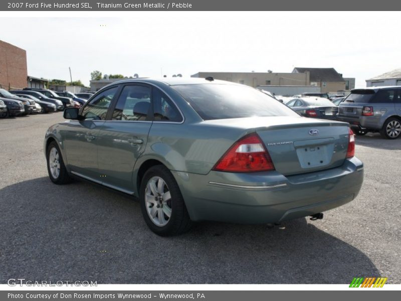 Titanium Green Metallic / Pebble 2007 Ford Five Hundred SEL