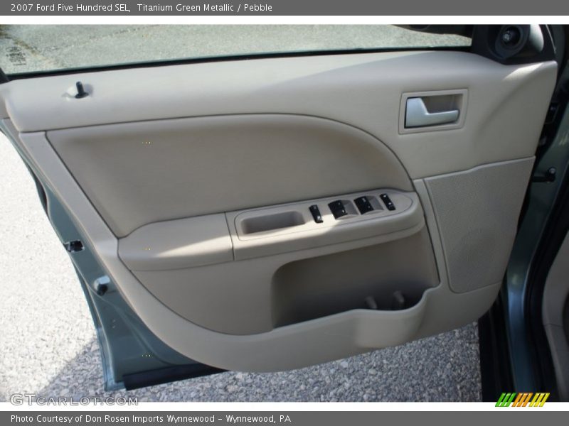 Titanium Green Metallic / Pebble 2007 Ford Five Hundred SEL