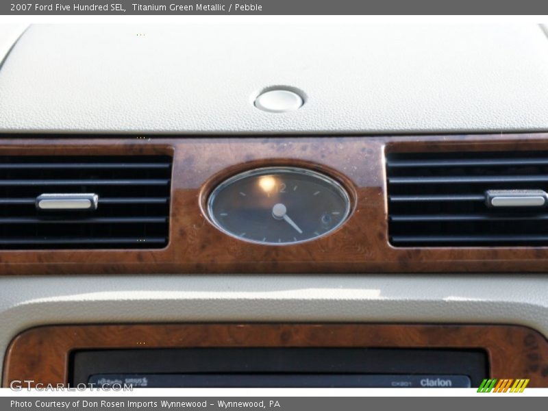 Titanium Green Metallic / Pebble 2007 Ford Five Hundred SEL