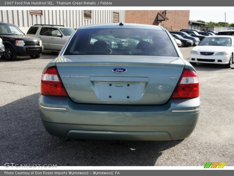 Titanium Green Metallic / Pebble 2007 Ford Five Hundred SEL