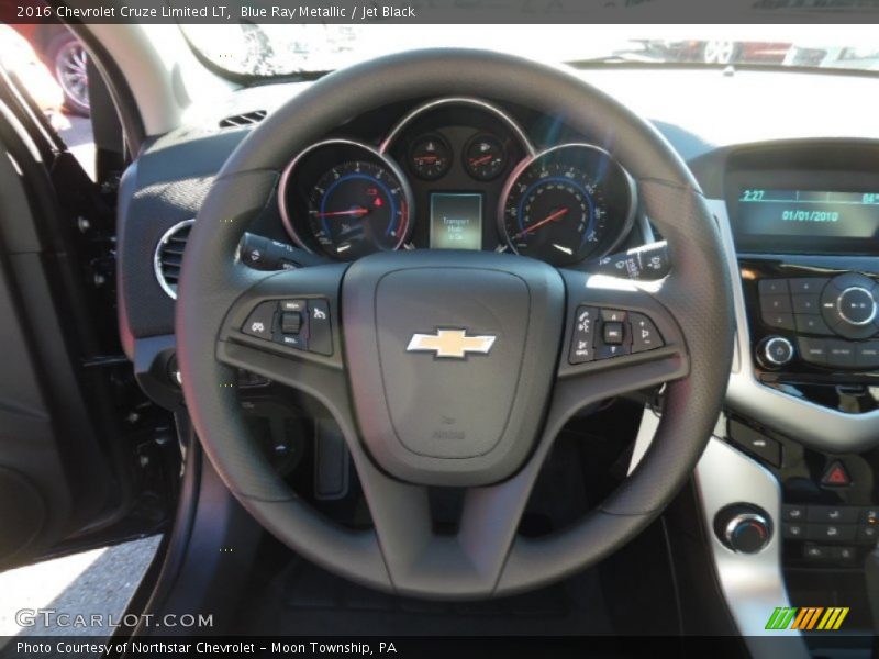 Blue Ray Metallic / Jet Black 2016 Chevrolet Cruze Limited LT