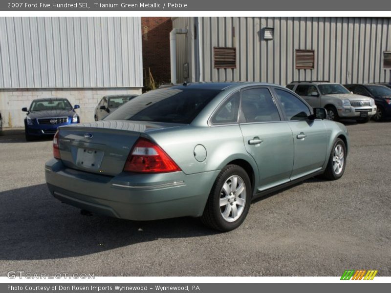Titanium Green Metallic / Pebble 2007 Ford Five Hundred SEL