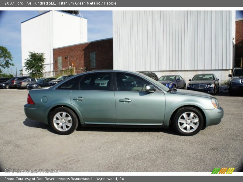 Titanium Green Metallic / Pebble 2007 Ford Five Hundred SEL