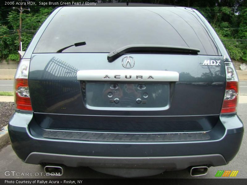 Sage Brush Green Pearl / Ebony 2006 Acura MDX