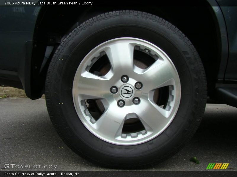 Sage Brush Green Pearl / Ebony 2006 Acura MDX