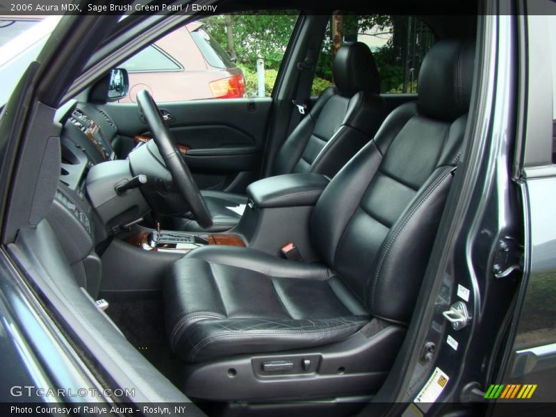 Sage Brush Green Pearl / Ebony 2006 Acura MDX