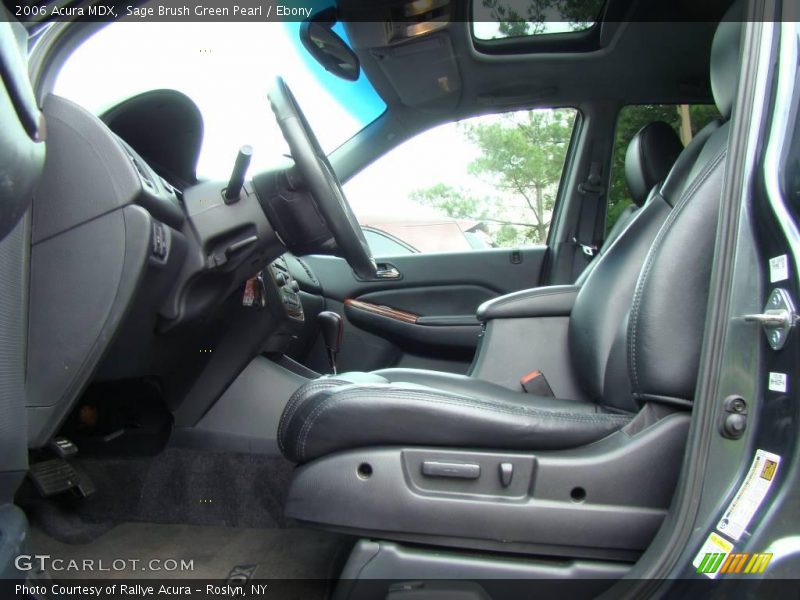 Sage Brush Green Pearl / Ebony 2006 Acura MDX